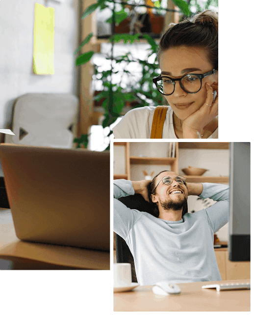 Hosts working on their listings